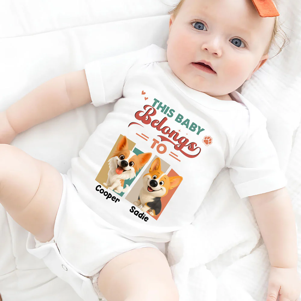 Best Dogs Friend - Personalized Custom Baby Onesie - Image 4