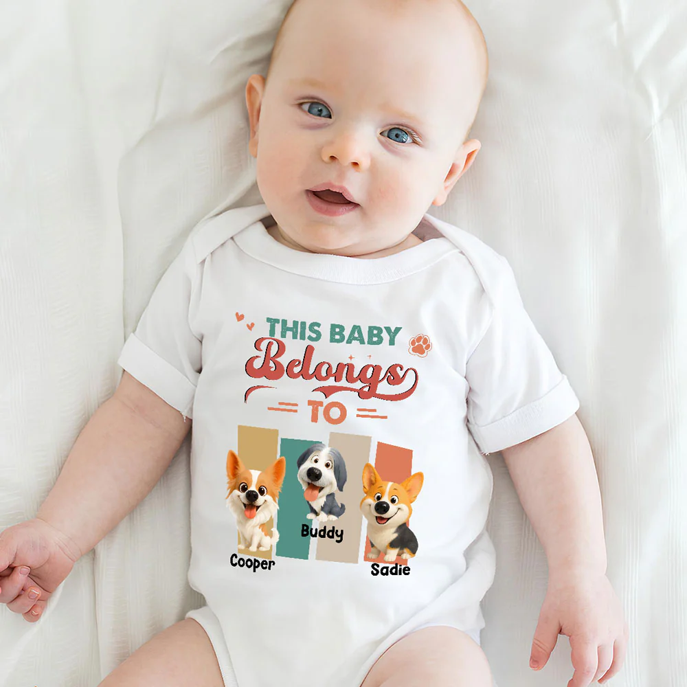 Best Dogs Friend - Personalized Custom Baby Onesie - Image 6