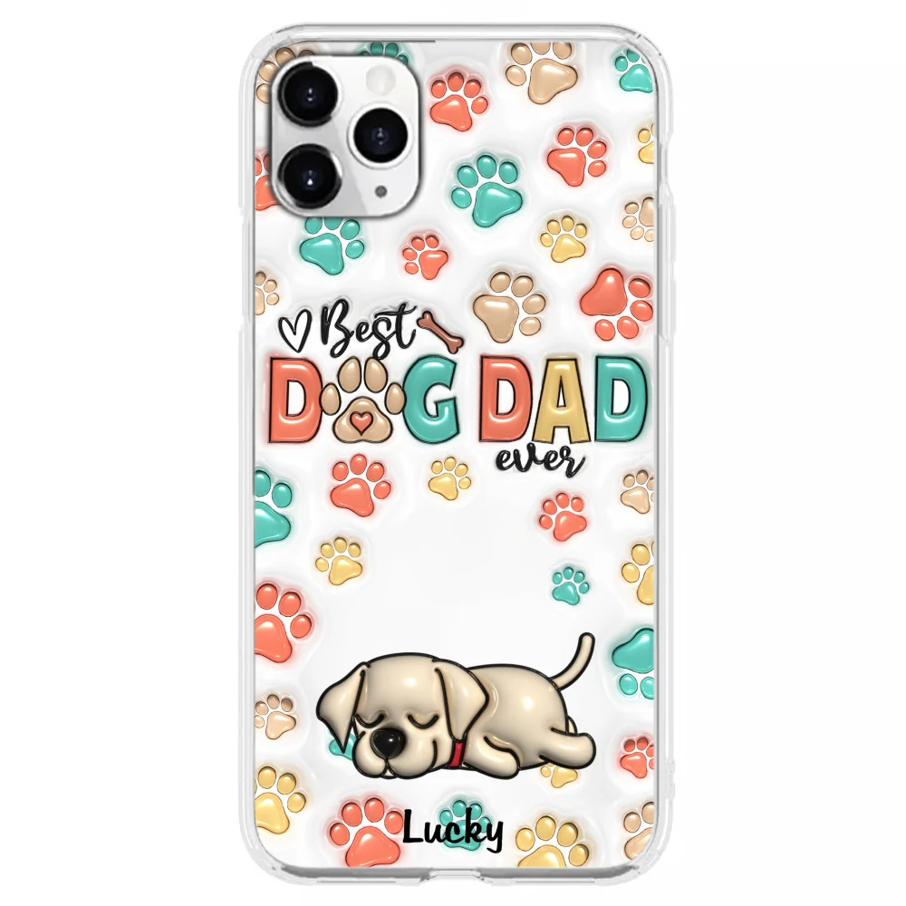 Best Fur Mom Ever - Personalized Custom 3D Inflated Effect Phone Case - Image 9