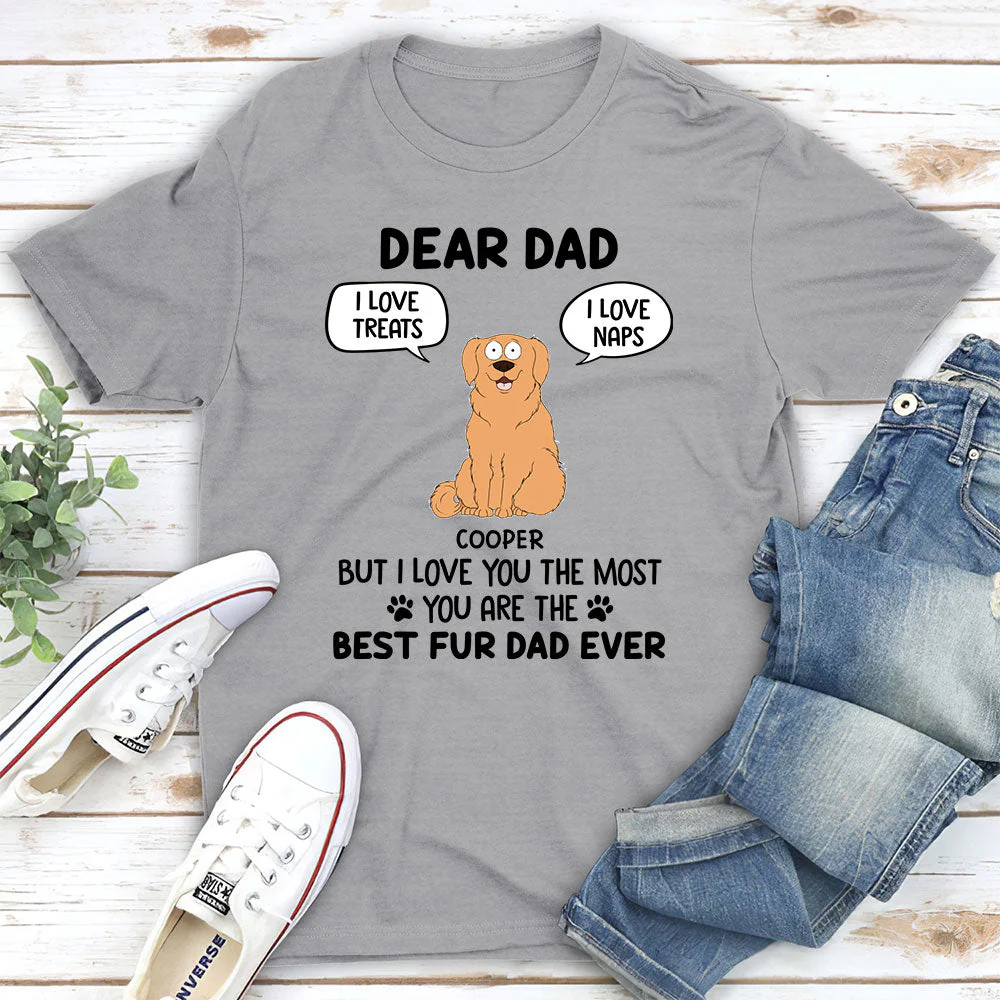 Best Fur Mom Ever - Personalized Custom Unisex T-shirt - Image 2