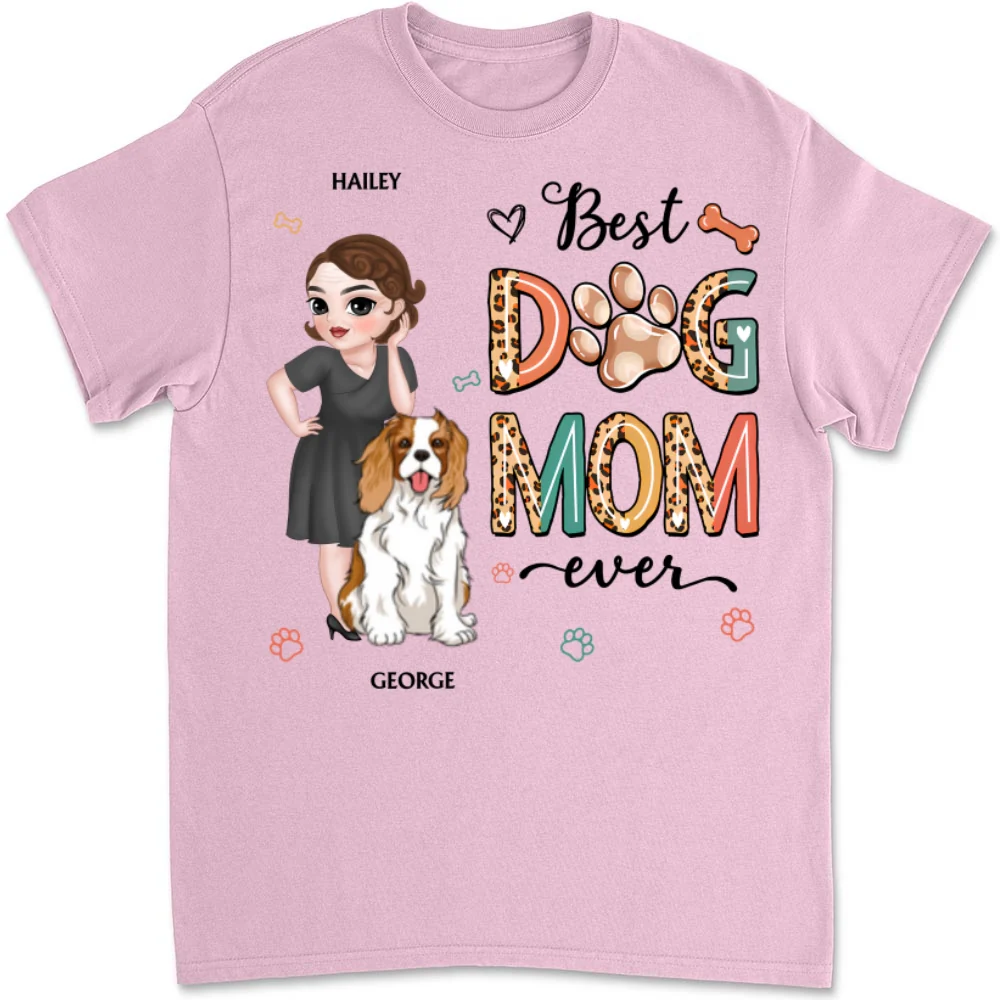 Best Fur Mom - Personalized Custom Unisex T-Shirt - Image 6