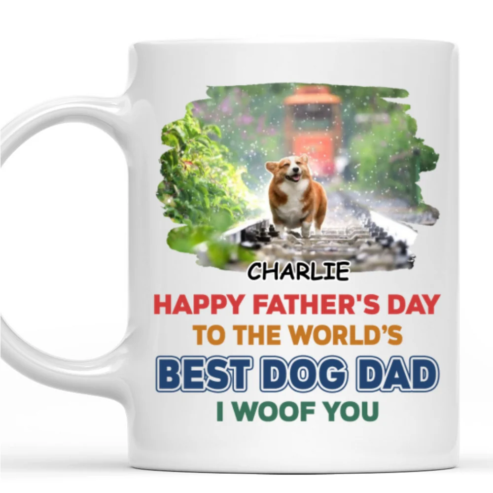 Best In The World Photo Version For Dad - Personalized Custom Coffee Mug - Image 6