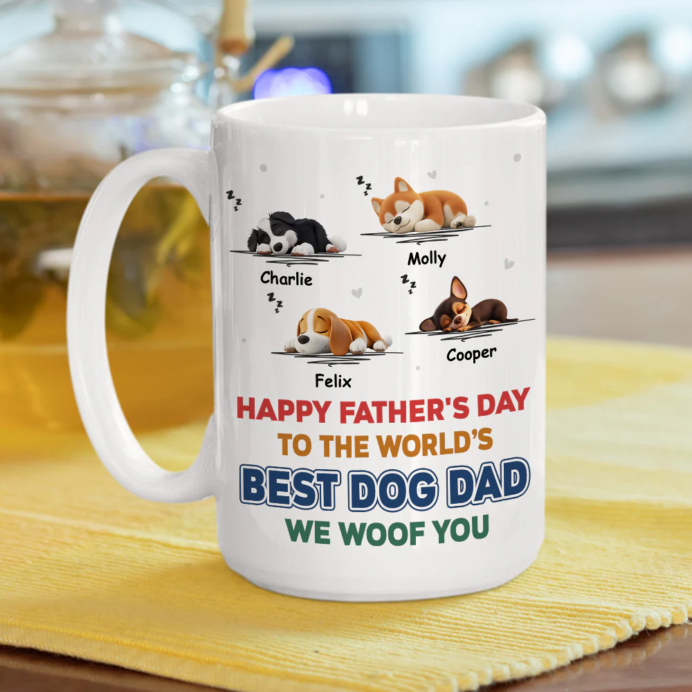 Best In The World Version For Dad - Personalized Custom Coffee Mug - Image 5