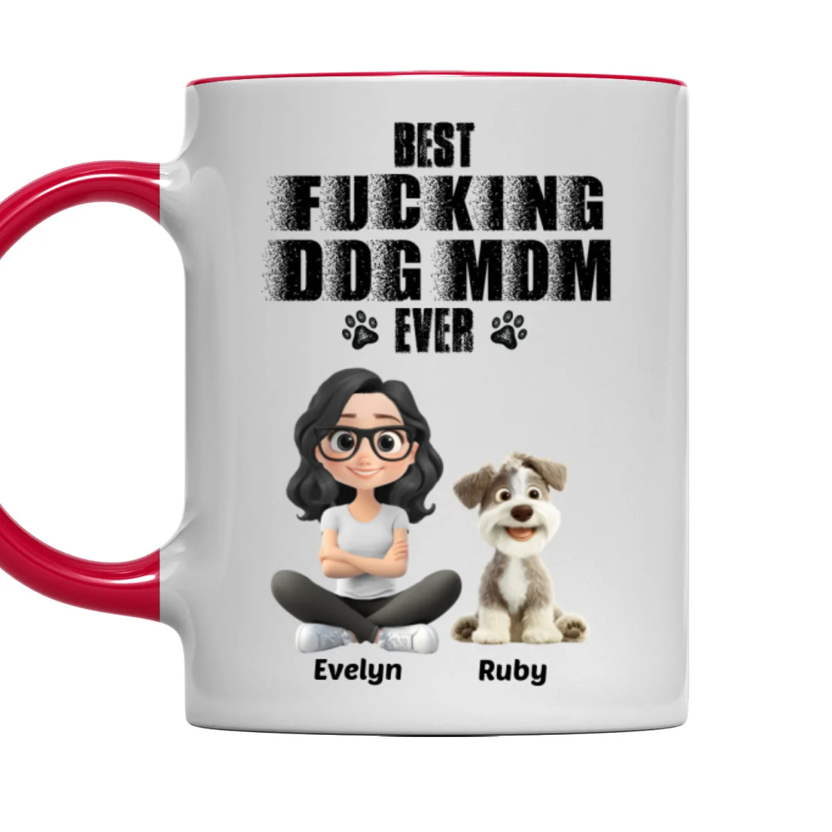 Best Mom Ever - Personalized Custom Accent Mug - Image 10