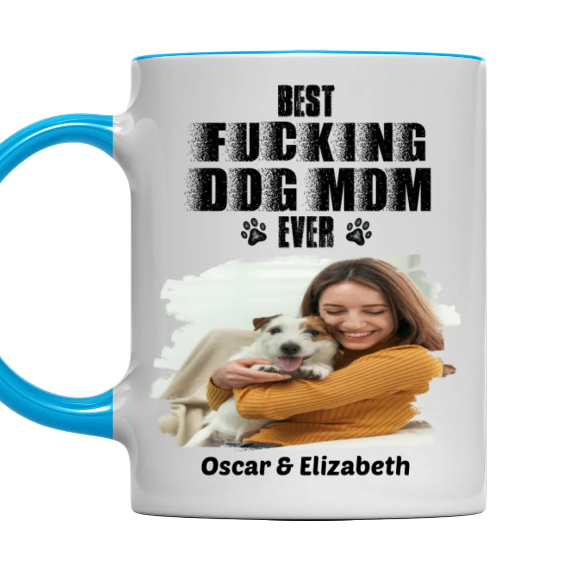 Best Mom Ever Photo - Personalized Custom Accent Mug - Image 4
