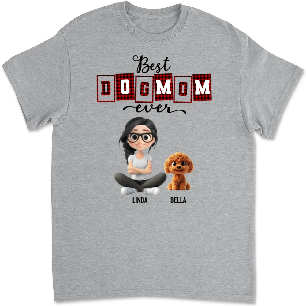Best Mom Of The Year Cartoon - Personalized Custom Unisex T-Shirt - Image 8