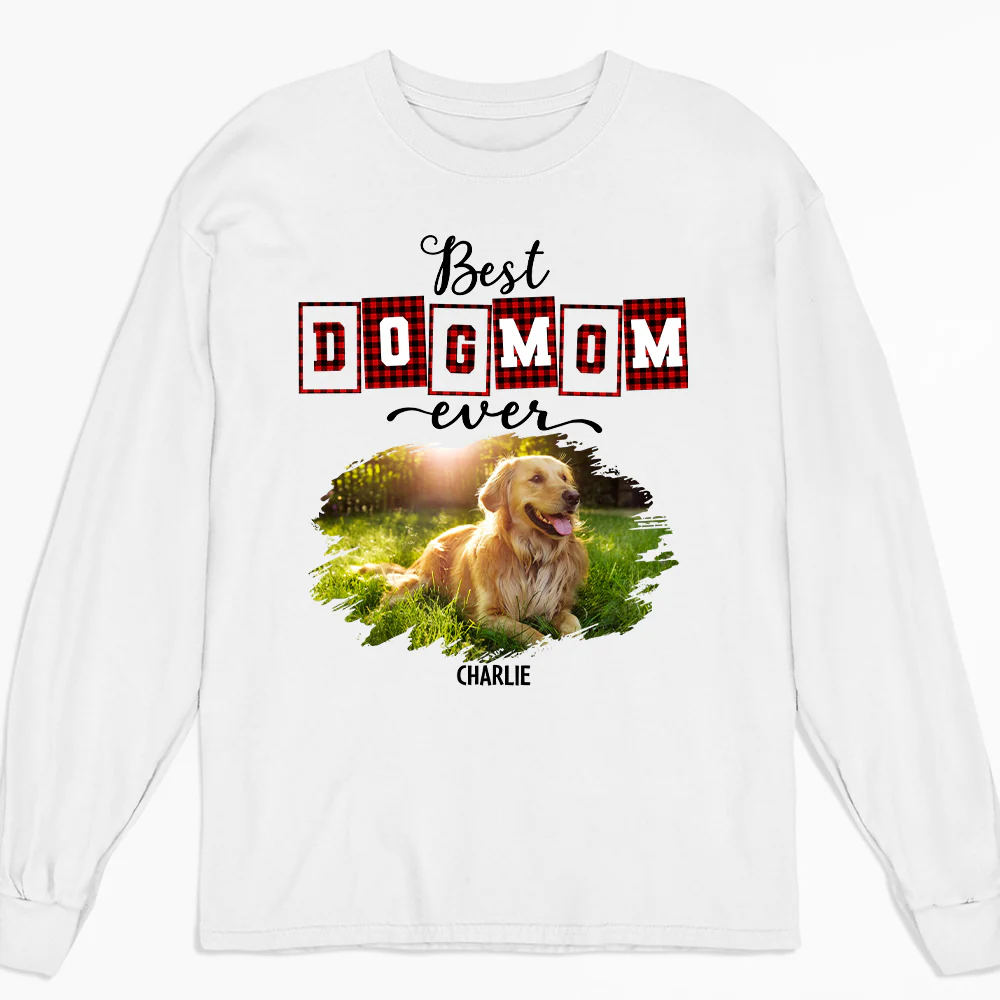 Best Mom Of The Year Photo - Personalized Custom Long Sleeve T-shirt
