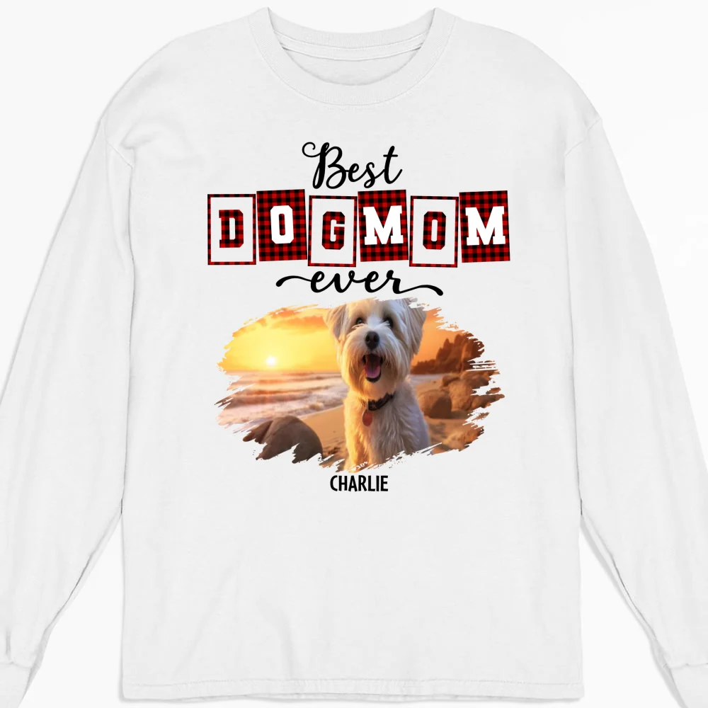 Best Mom Of The Year Photo - Personalized Custom Long Sleeve T-shirt - Image 4