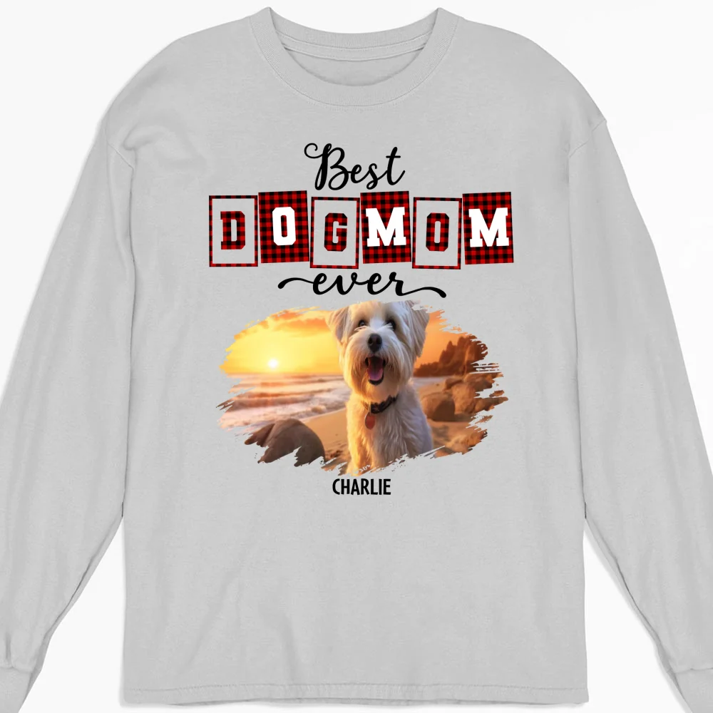 Best Mom Of The Year Photo - Personalized Custom Long Sleeve T-shirt - Image 5