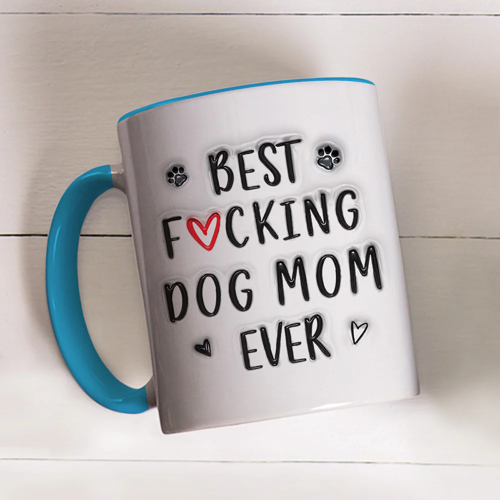 Best Of The Best - Personalized Custom 3D Inflated Effect Accent Mug - Image 4