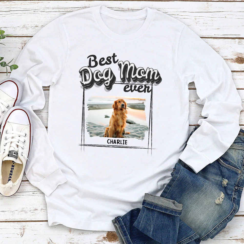 Best Of The Best Photo - Personalized Custom Long Sleeve T-Shirt - Image 2