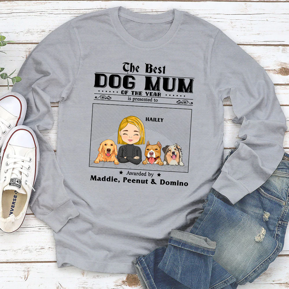 Best Of The Year - Personalized Custom Long Sleeve T-shirt - Image 3