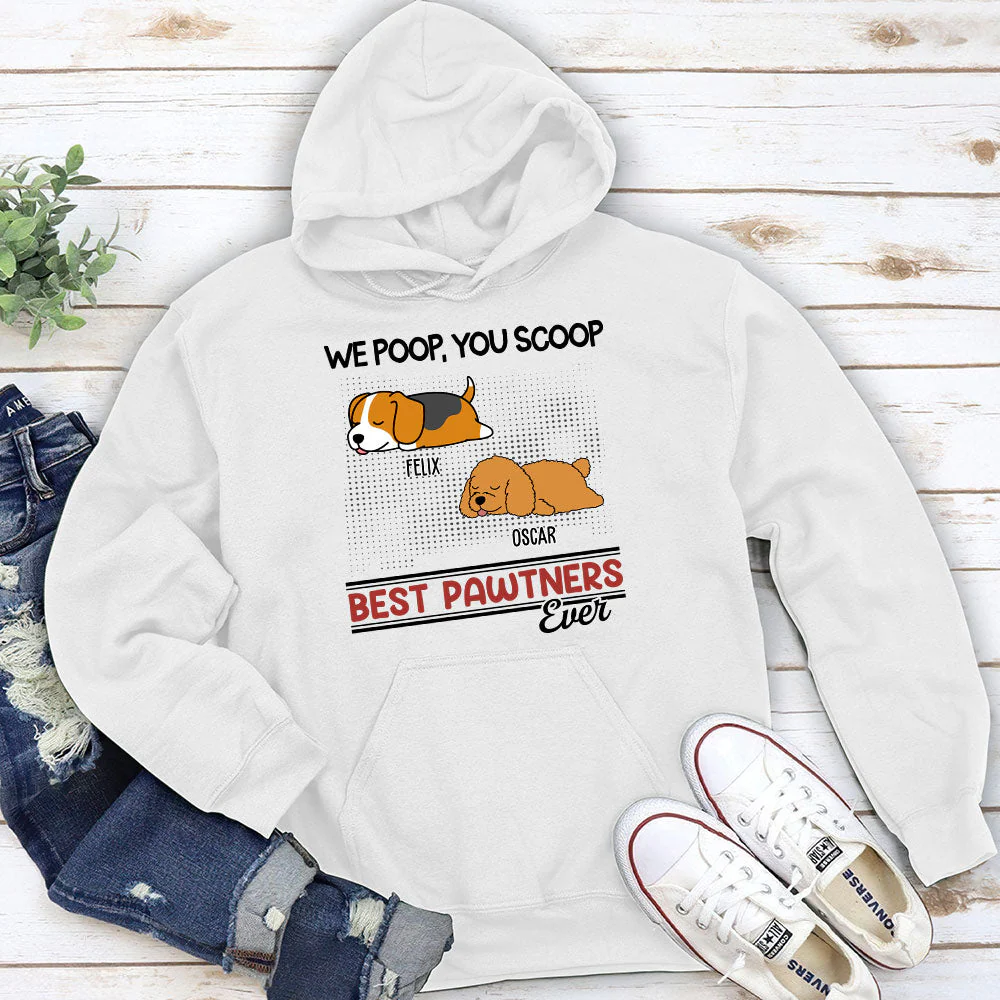 Best Pawtners Ever - Personalized Custom Hoodie - Image 2