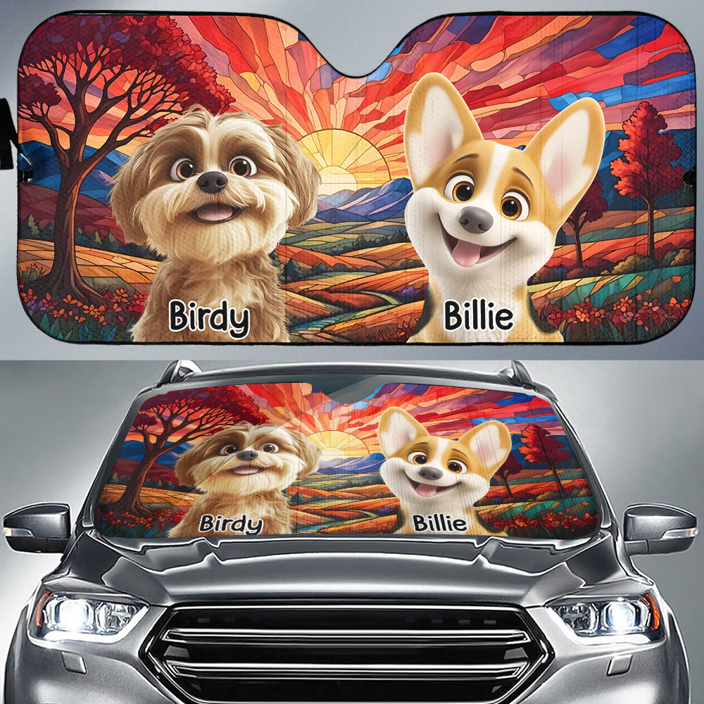 Best Picture - Personalized Custom Car Sunshade - Image 2