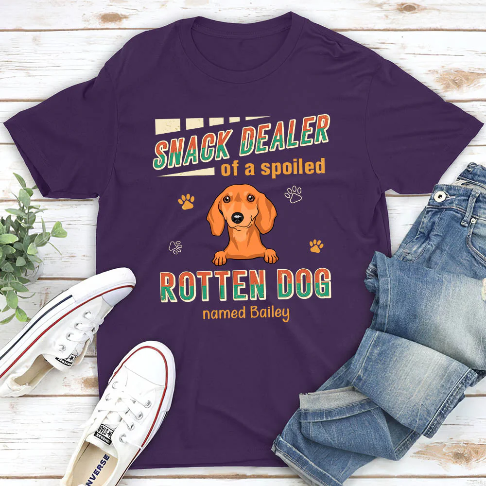 Best Snack Dealer - Personalized Custom Unisex T-shirt - Image 5
