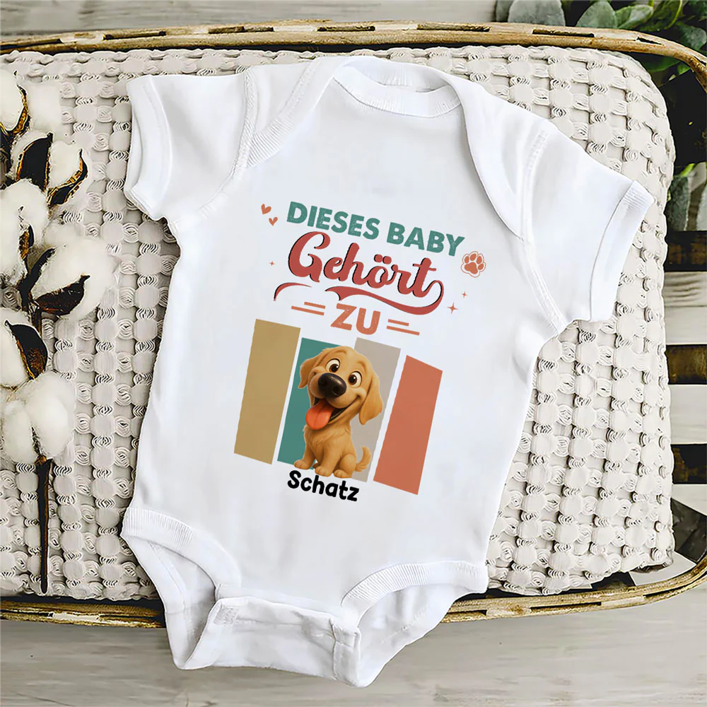 Bester Freund Des Hundes - Personalisierter Baby-Body - Image 5