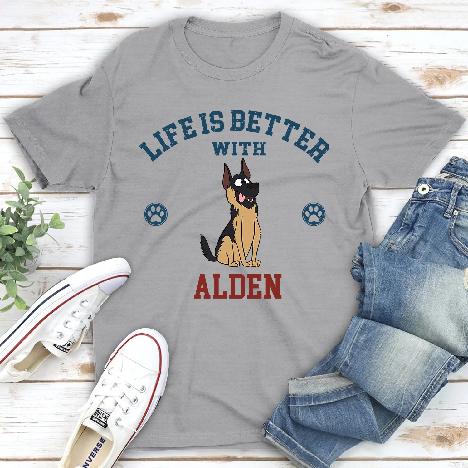 Better Life Retro - Personalized Custom Unisex T-shirt - Image 2