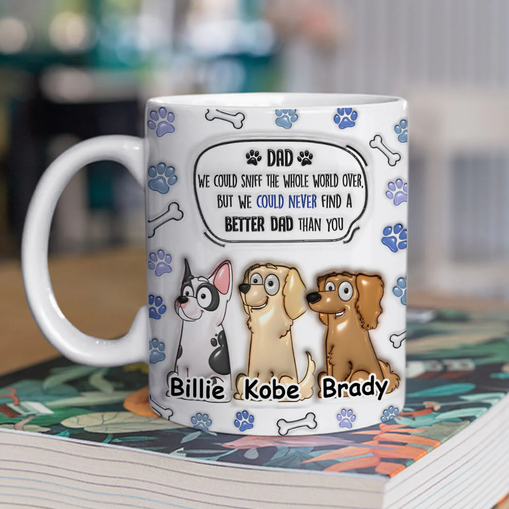 Better Mom Dad Than you - Personalized Custom 3D Inflated Effect Mug - Image 3