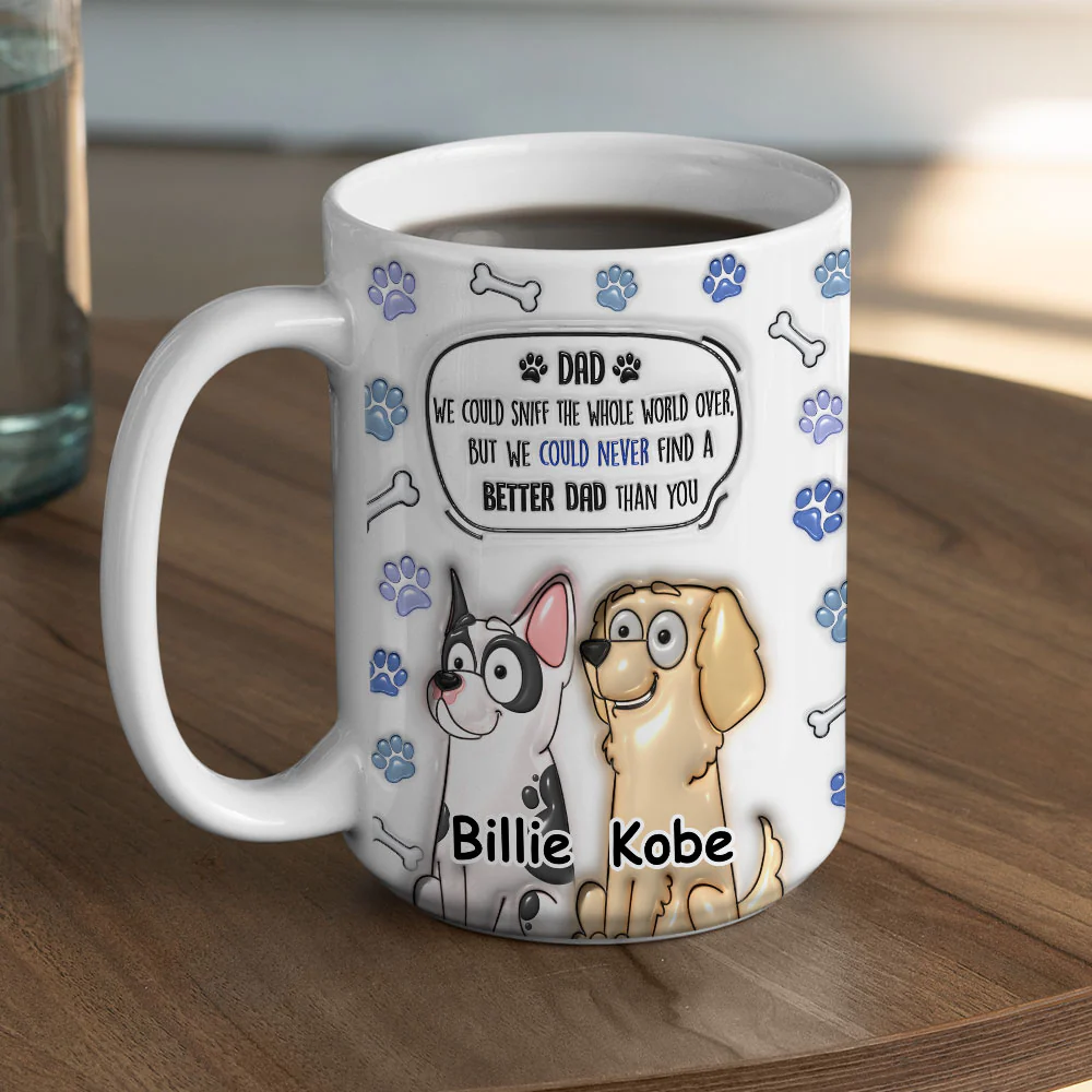 Better Mom Dad Than you - Personalized Custom 3D Inflated Effect Mug - Image 6