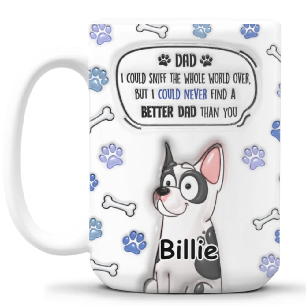 Better Mom Dad Than you - Personalized Custom 3D Inflated Effect Mug - Image 7