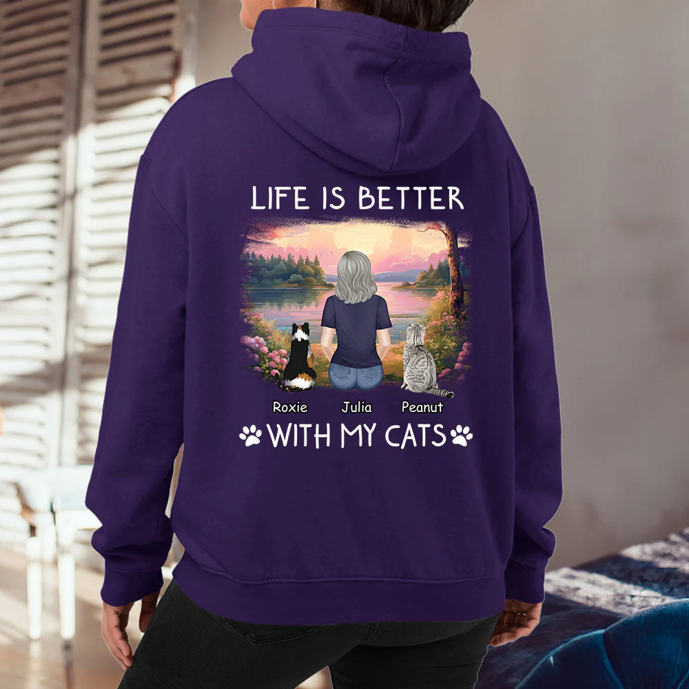 Better With Pets - Personalized Custom Hoodie - Image 2