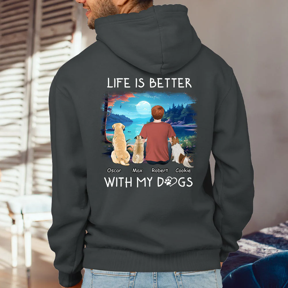 Better With Pets - Personalized Custom Hoodie - Image 3