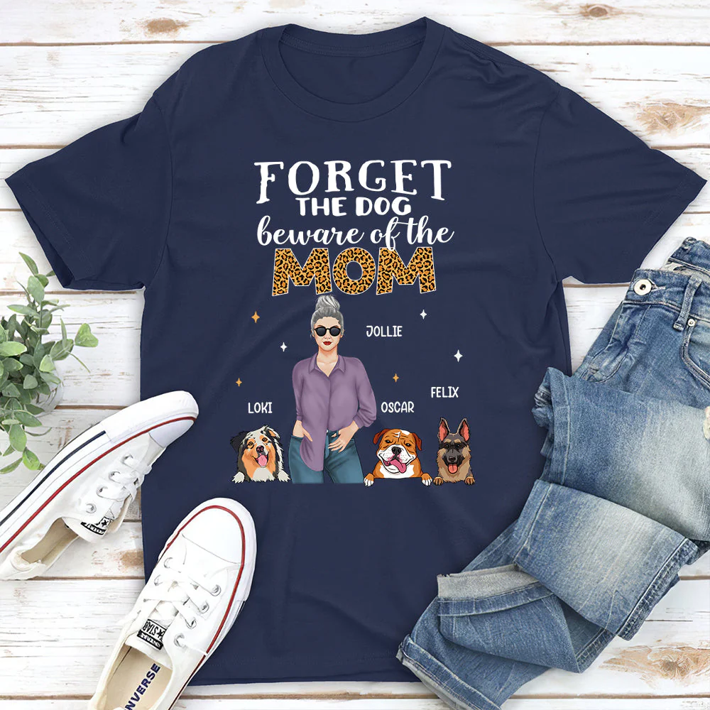 Beware Of The Mom - Personalized Custom Unisex T-shirt - Image 5