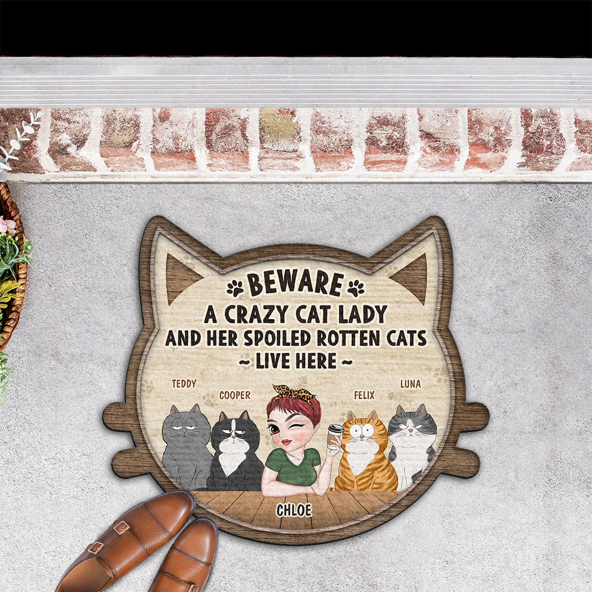 Beware - Personalized Custom Doormat - Image 5