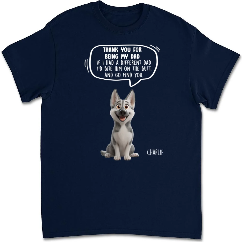 Bite For You Dad - Personalized Custom Unisex T-Shirt - Image 7