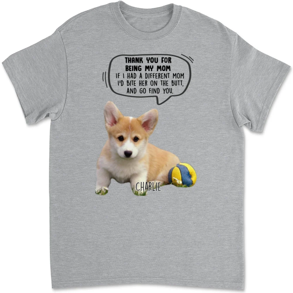 Bite For You Mom Photo - Personalized Custom Unisex T-Shirt - Image 7