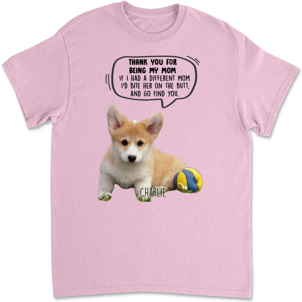 Bite For You Mom Photo - Personalized Custom Unisex T-Shirt - Image 9