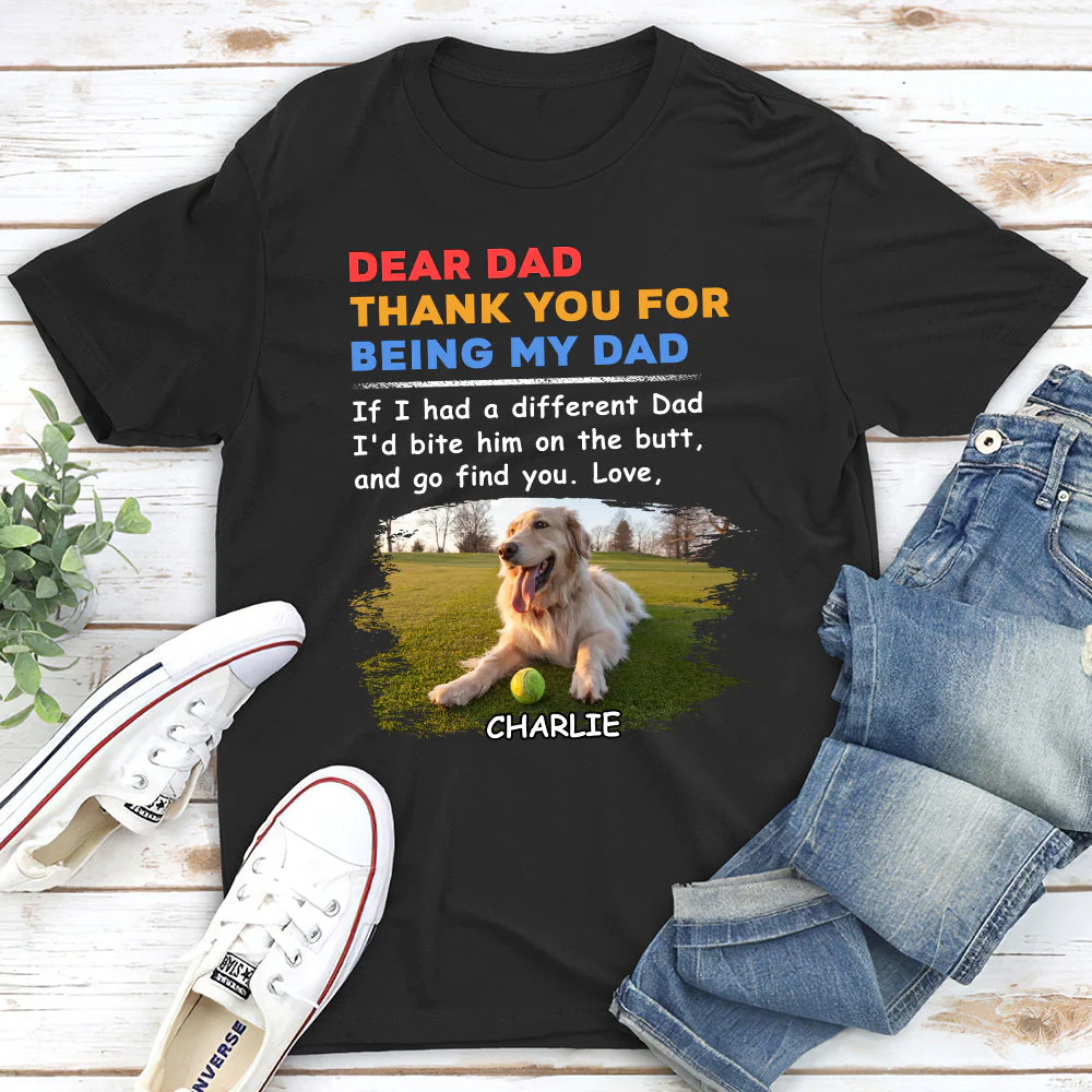 Bite The Butt 2 - Personalized Custom Unisex T-shirt - Image 5