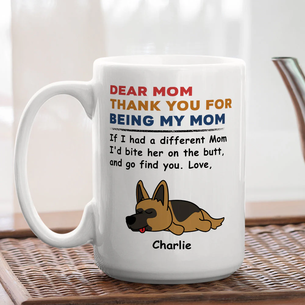 Bite The Butt - Personalized Custom Coffee Mug - Image 6