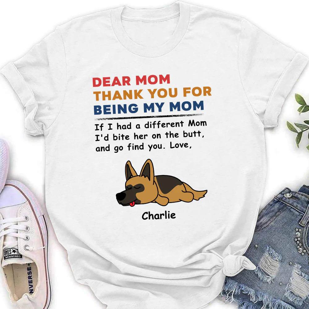 Bite The Butt - Personalized Custom Women's T-shirt - Image 2