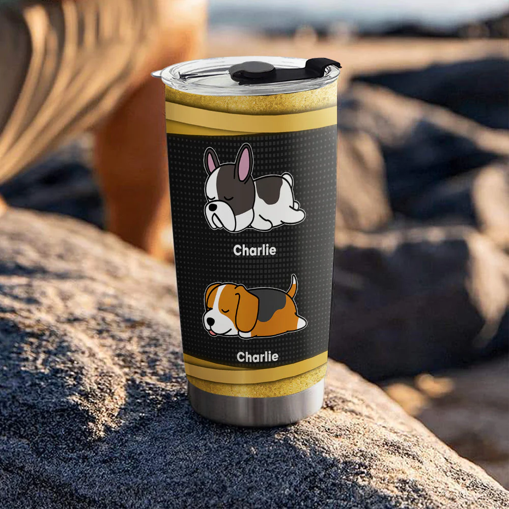 Bite His Butt - Personalized Custom Tumbler - Image 4