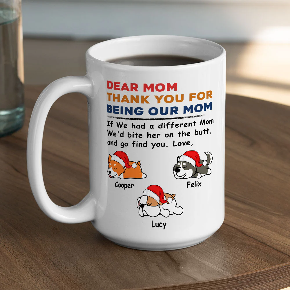 Bite The Butt Christmas - Personalized Custom Coffee Mug - Image 4