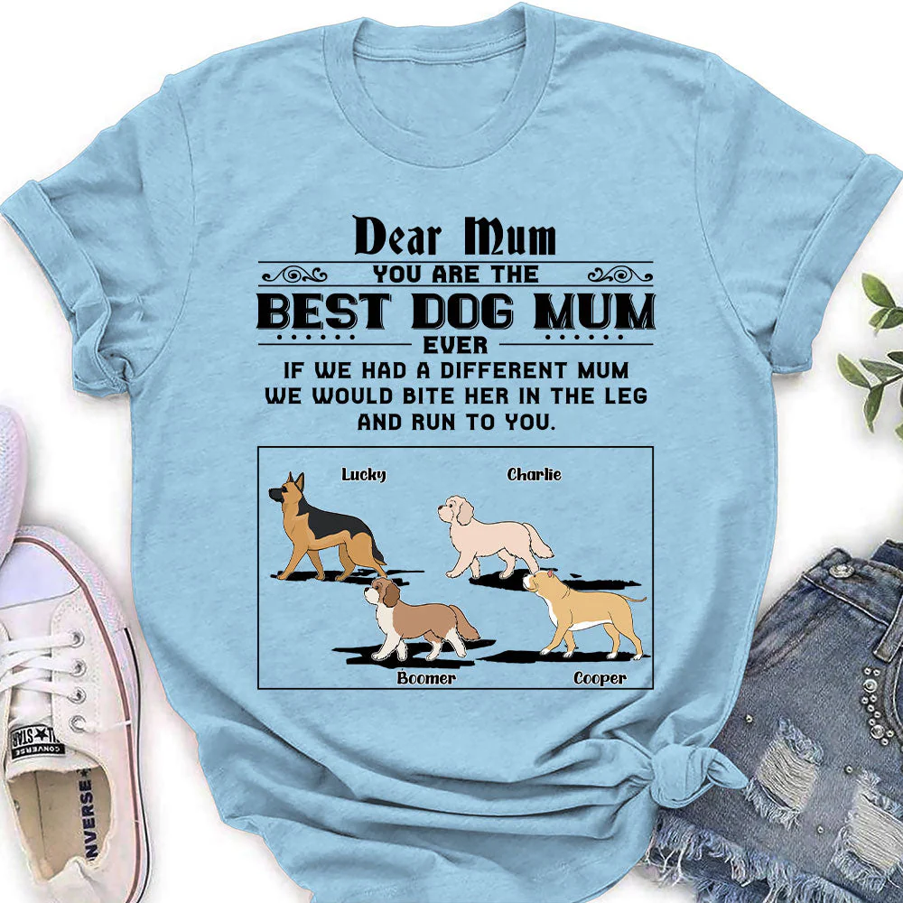 Bite The Leg - Personalized Custom Women's T-shirt - Image 3