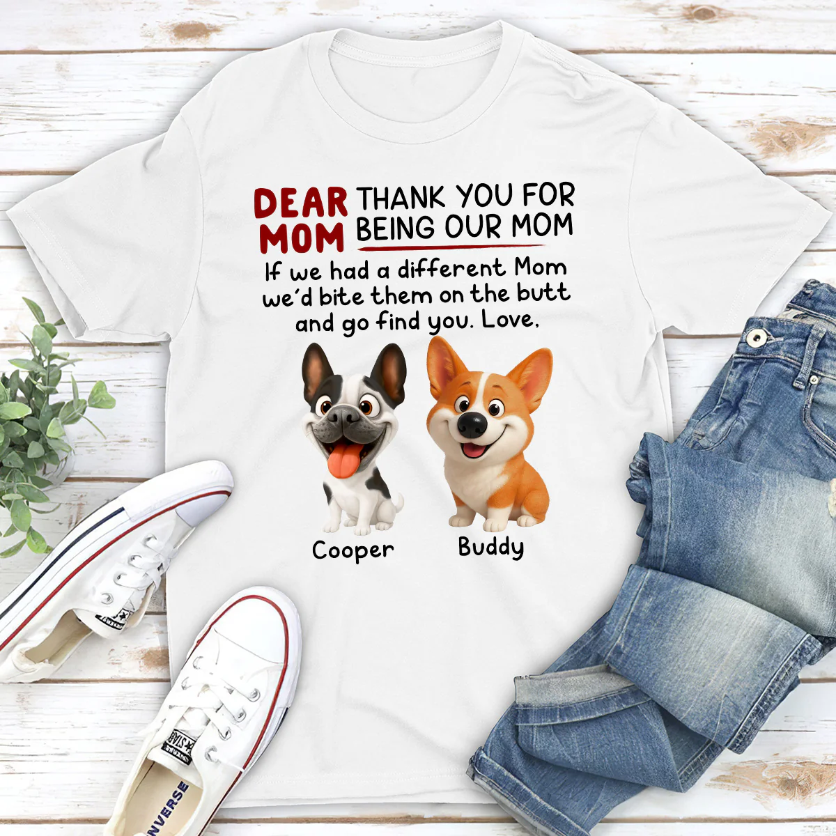 Bite Their Butt - Personalized Custom Unisex T-Shirt - Image 2