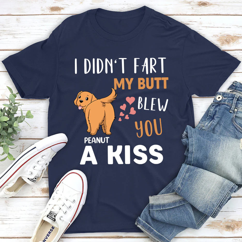Blew A Kiss - Personalized Custom Unisex T-shirt - Image 2