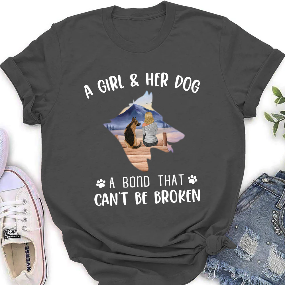 Bond Can‘t Be Broken - Personalized Custom Women's T-shirt - Image 2