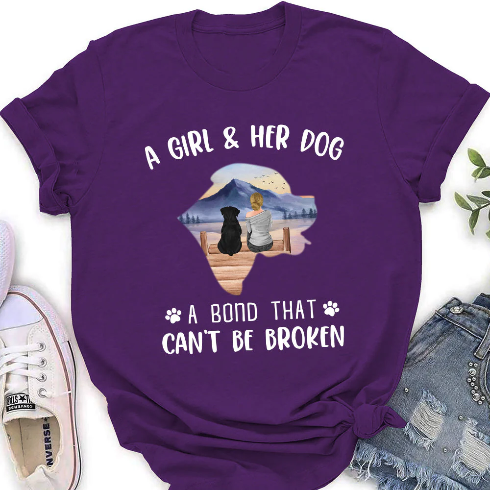 Bond Can‘t Be Broken - Personalized Custom Women's T-shirt - Image 3