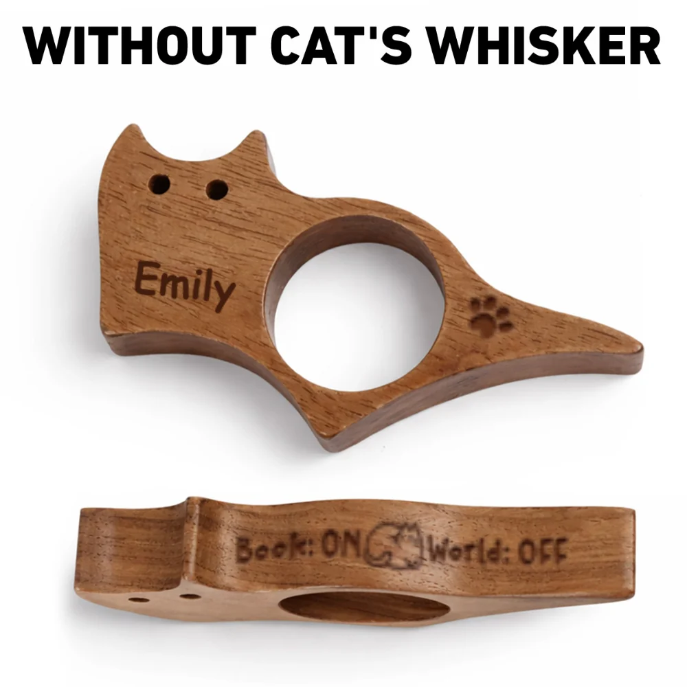Book On World Off Ver 2 - Personalized Custom Cat Book Page Holder - Image 8