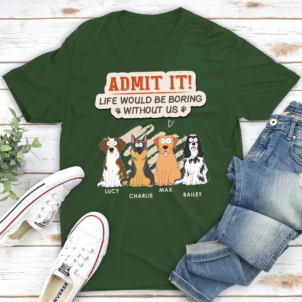 Boring Life Without Pet - Personalized Custom Unisex T-shirt - Image 2