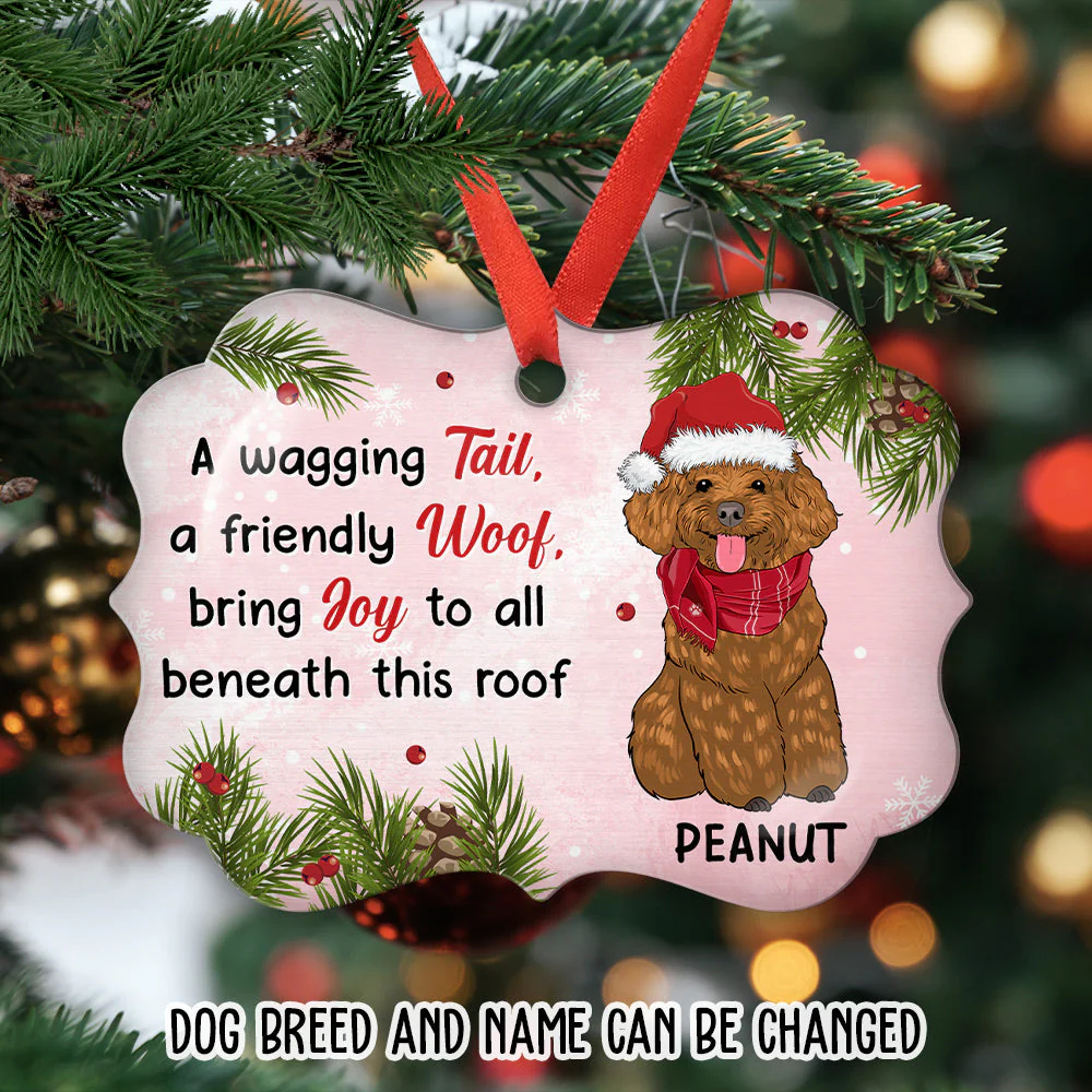 Bring Joy - Personalized Custom Aluminum Ornament
