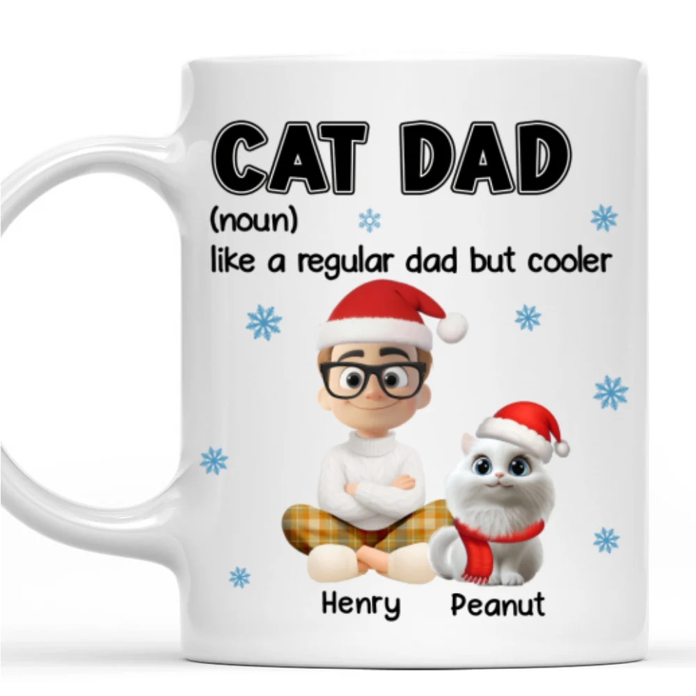 But Cooler Cat Version - Personalized Custom Coffee Mug - Image 8