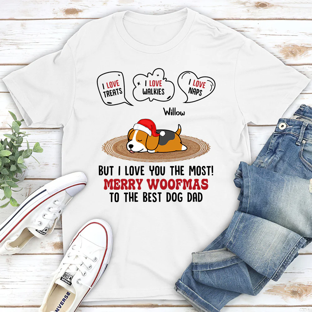 But I Love You The Most - Personalized Custom Unisex T-shirt - Image 3