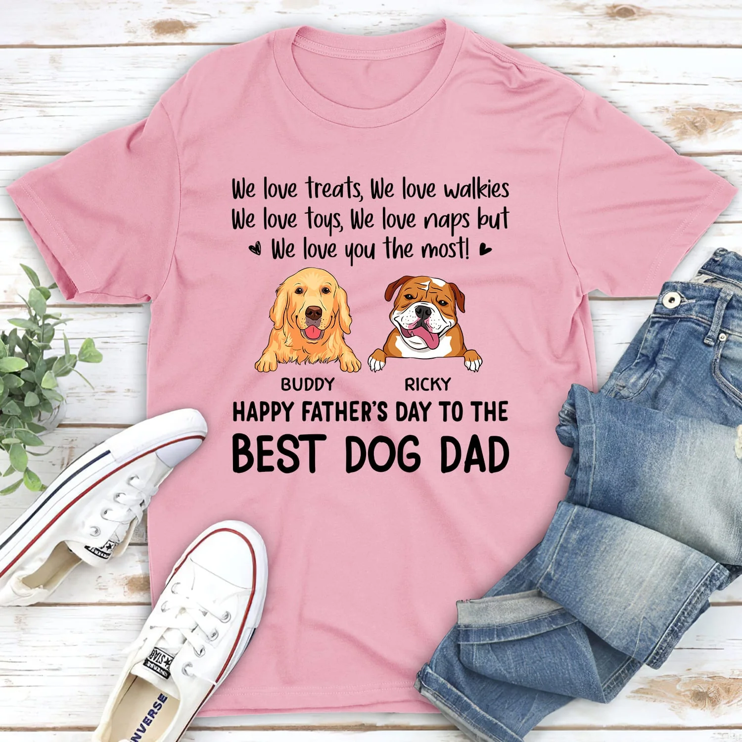 But I Love You The Most - Personalized Custom Unisex T-shirt - Image 4