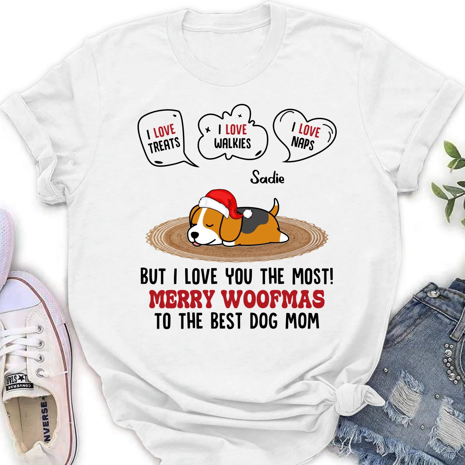 But I Love You The Most - Personalized Custom Women's T-shirt - Image 5