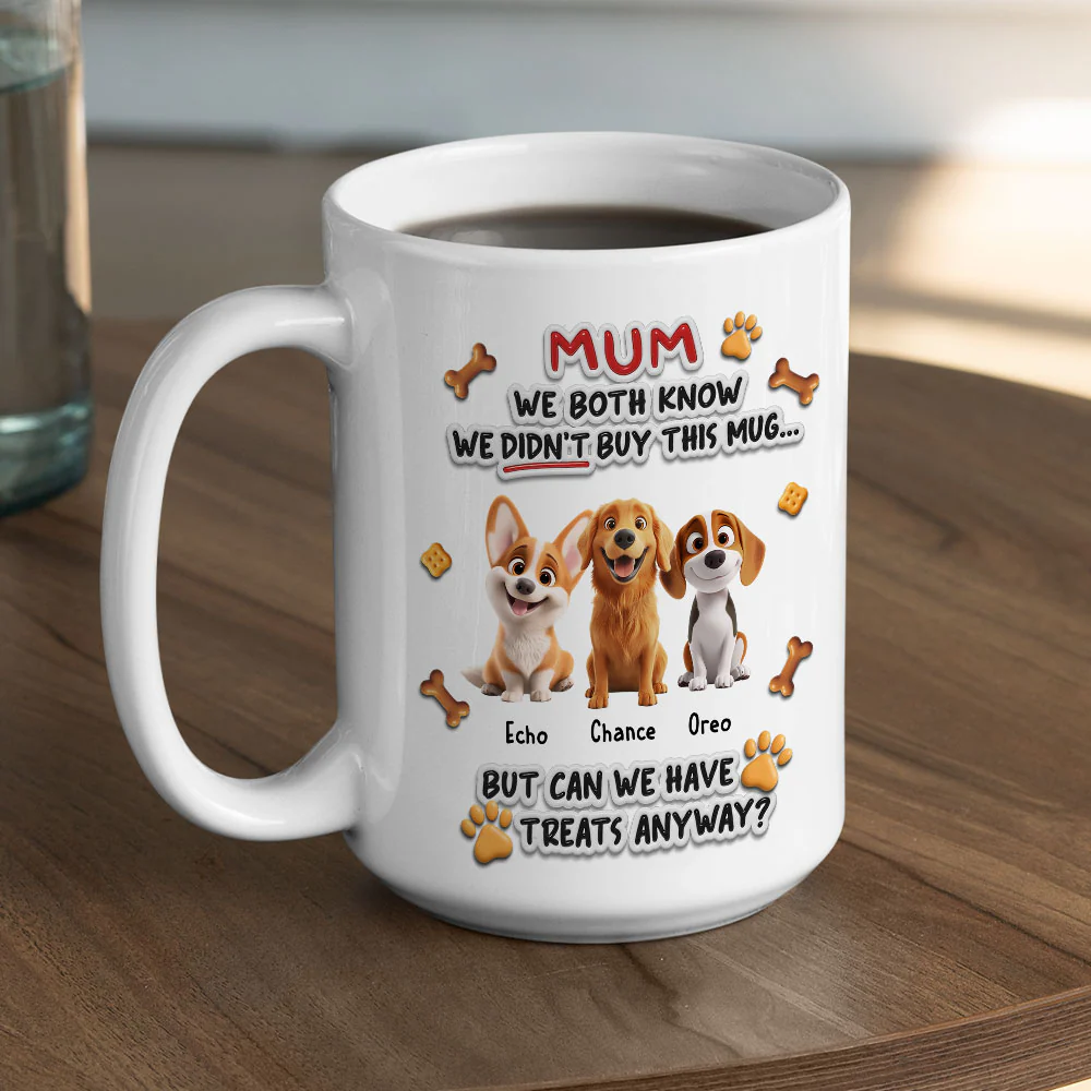 Can I Have Treats - Personalized Custom 3D Effect Mug - Image 5