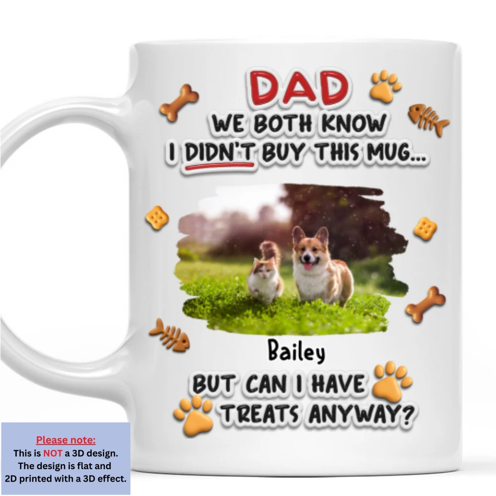 Can Pet Have Treats Photo - Personalized Custom 3D Effect Mug - Image 7
